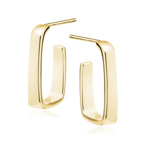 Cercei argint placat cu aur galben DiAmanti Z2039EG-DIA (Argint 925‰ 1,9 g.)